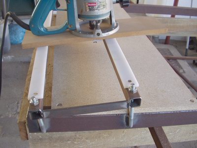 Jig and router detail