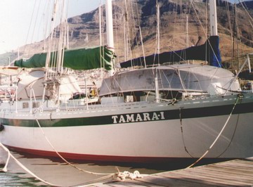 on foredeck prior to departure